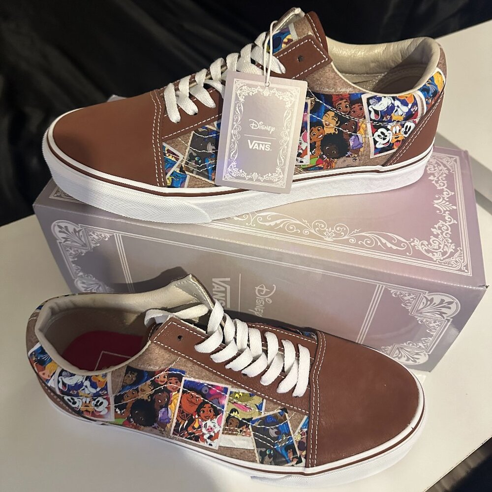 🎀Men's Old Skool Disney x Vans 'Scrapbook - Brown